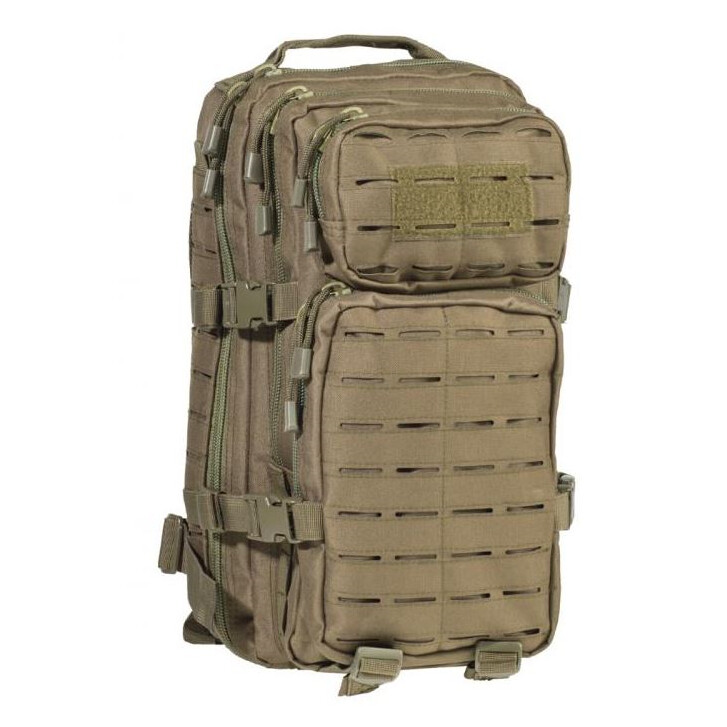 US Assault Pack Lasercut Oliv