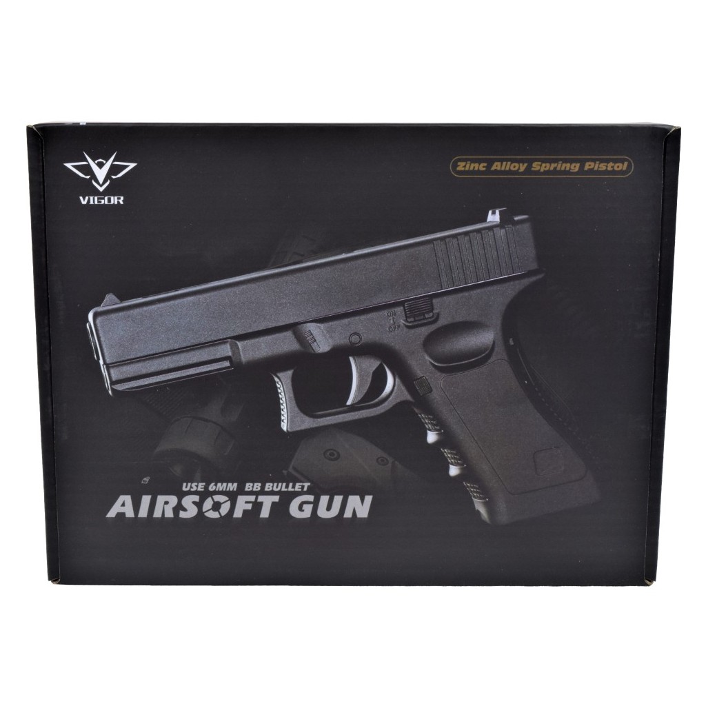 Airsoft - Glock V17 Vigor/Rossi GBB 6mm - E&G Comércio 
