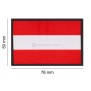 Austria Flag Patch rot-weiß